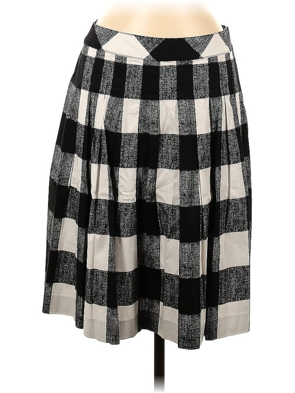 Talbots Black and White Buffalo Check Skirt – Size 22WP